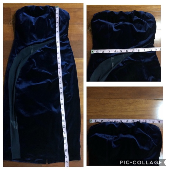 House of CB London “Careda” Velvet Mesh  Dress. - Picture 8 of 8